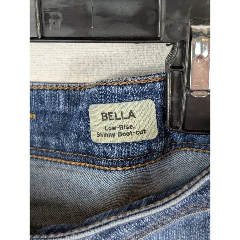 Mavi Bella Low Rise Skinny Boot Jeans Blue Women's Size 28